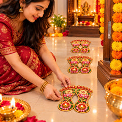 mdf lakshmi lotus cutout