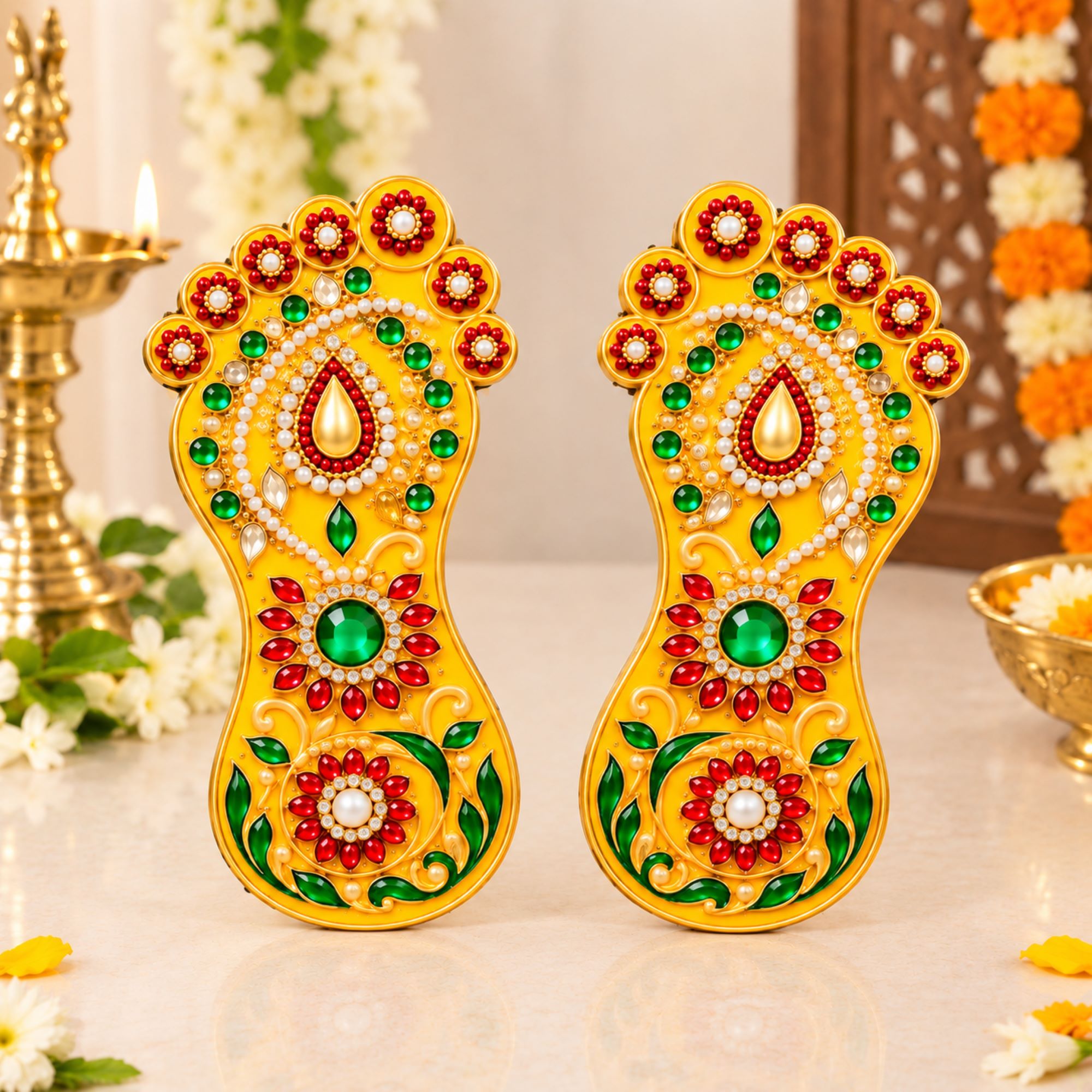 lakshmi foot diy craft