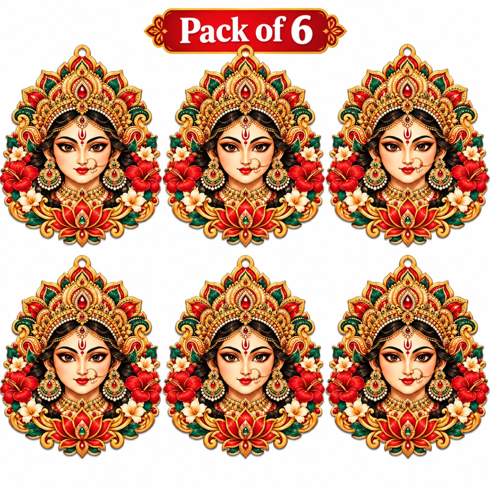 durga painting base