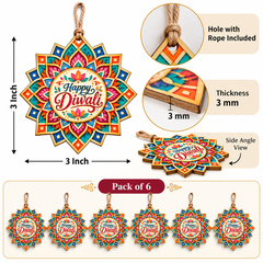 diwali printed MDF cutouts