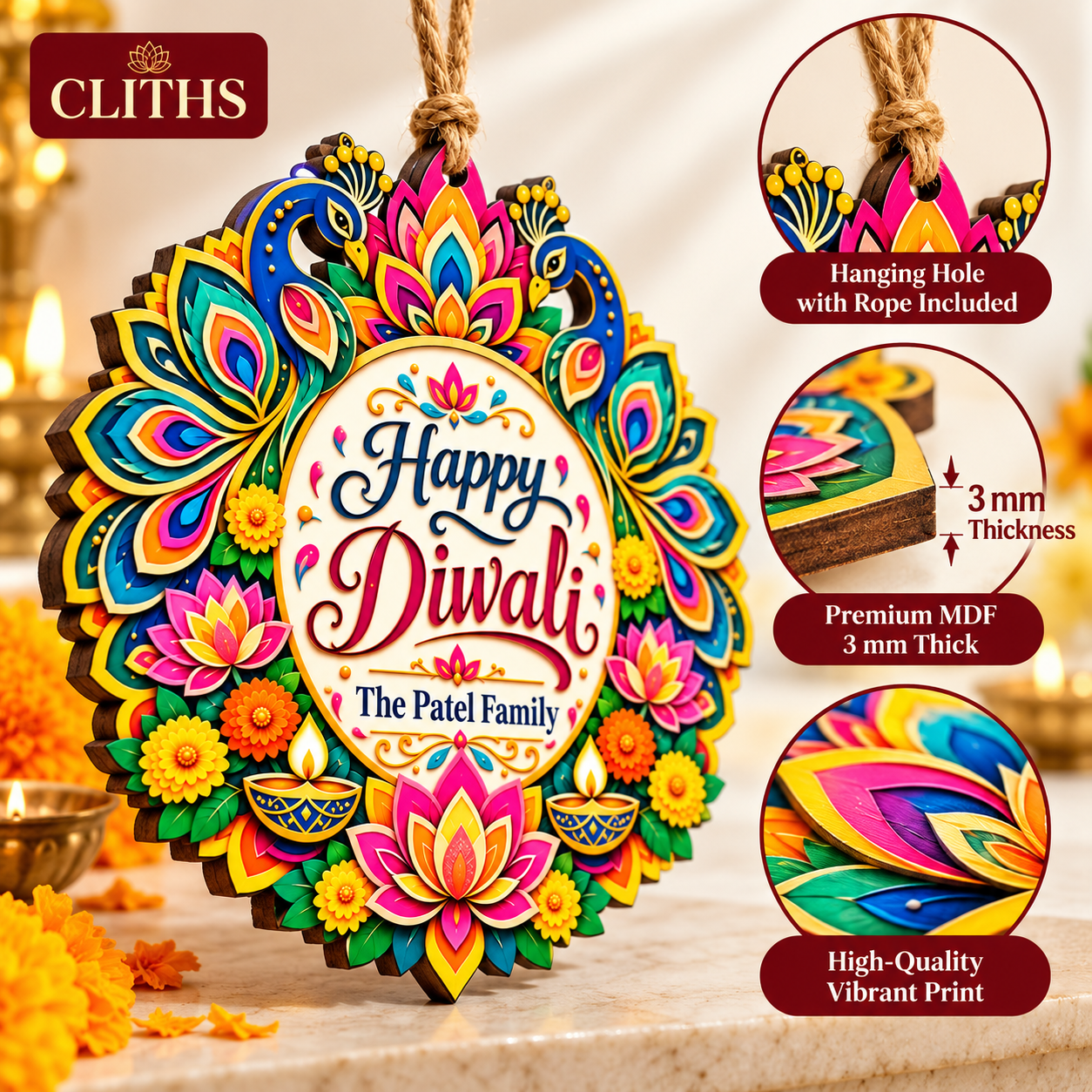 diwali craft material