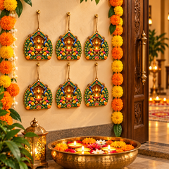 diwali peacock hanging