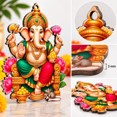 lord ganesha craft shape