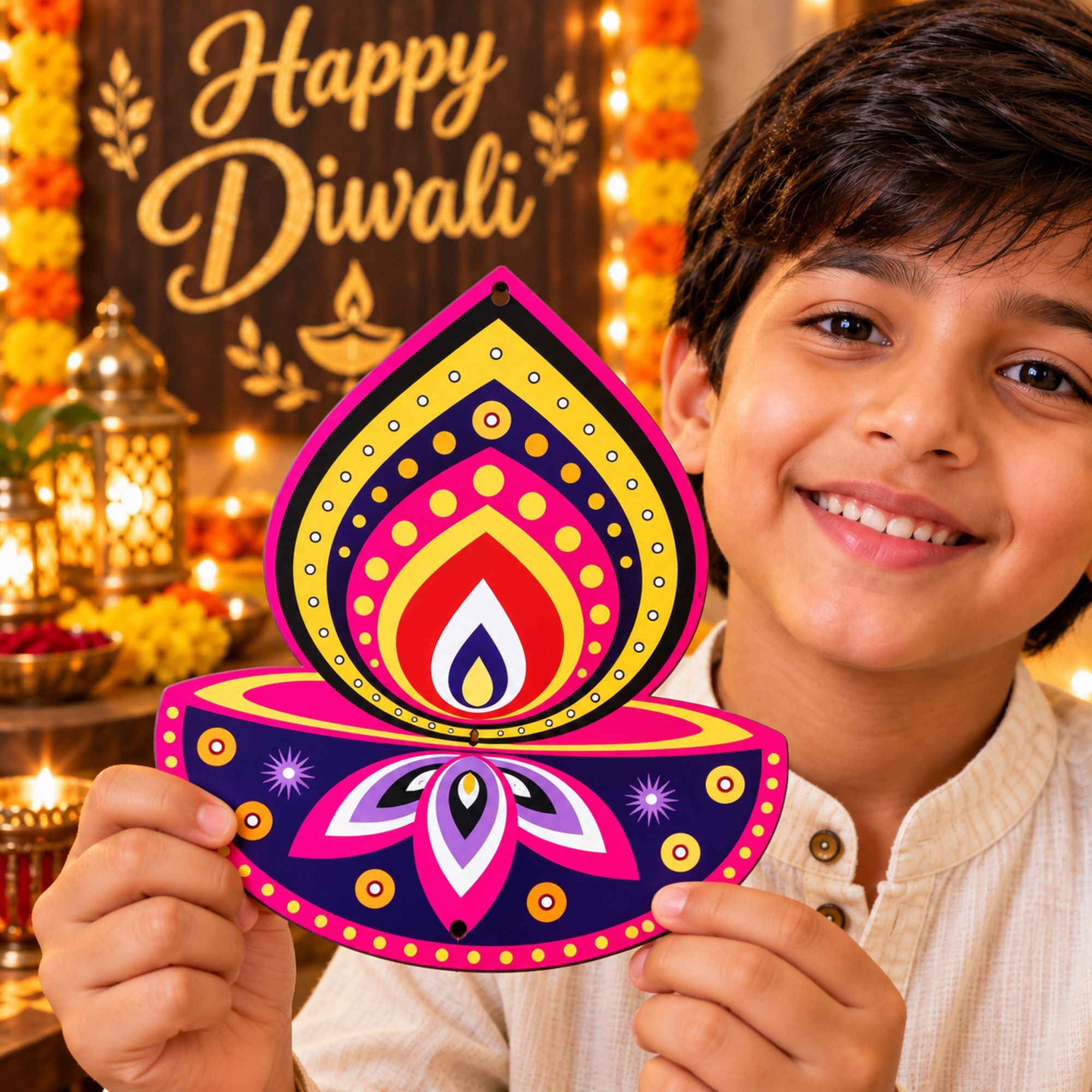 diwali diya craft