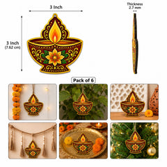printed diya mdf