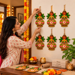 printed wooden kalash