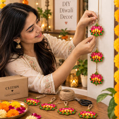 printed wooden lotus