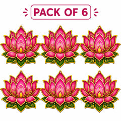 printed wooden lotus