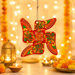 swastik om craft pieces for pooja decor