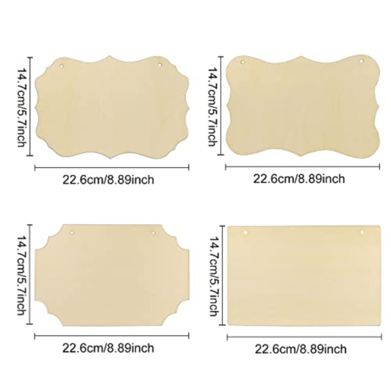 Paintable wood boards