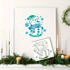 christmas star cutout stencil for home decor and gifts