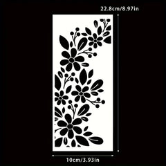 Floral pattern template for craft projects