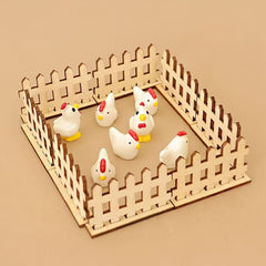 landscaping miniature fence decor