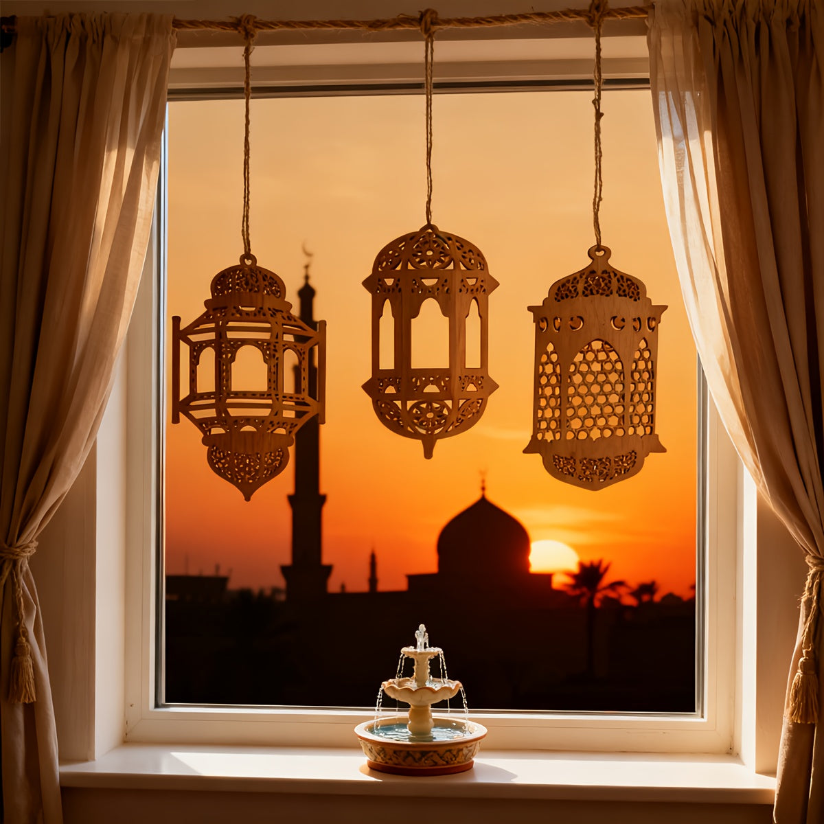 Ready to hang Ramadan wall decor