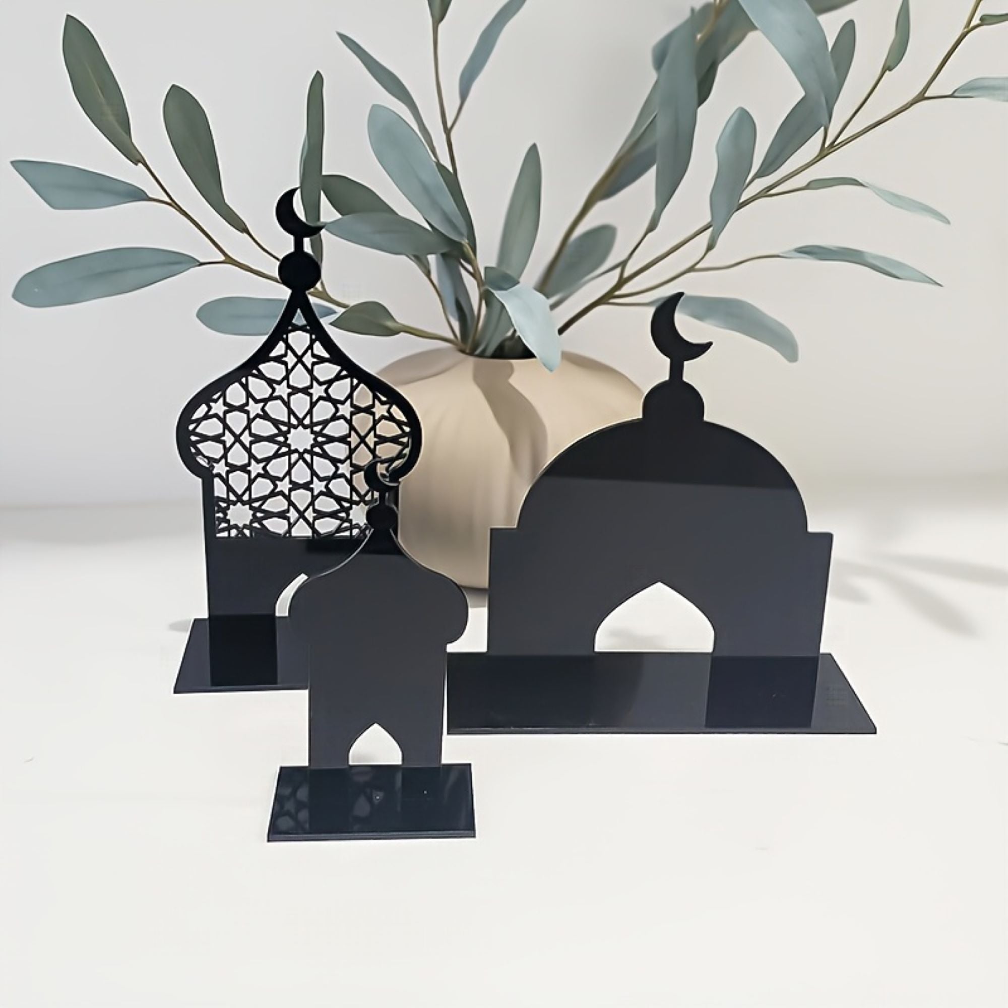Islamic fireplace shelf decor Ramadan