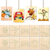 fall wooden craft shapes