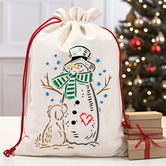 Winter craft stencil for fabric, wood, and paper painting