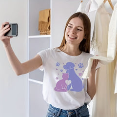 reusable pet themed stencil for wall painting