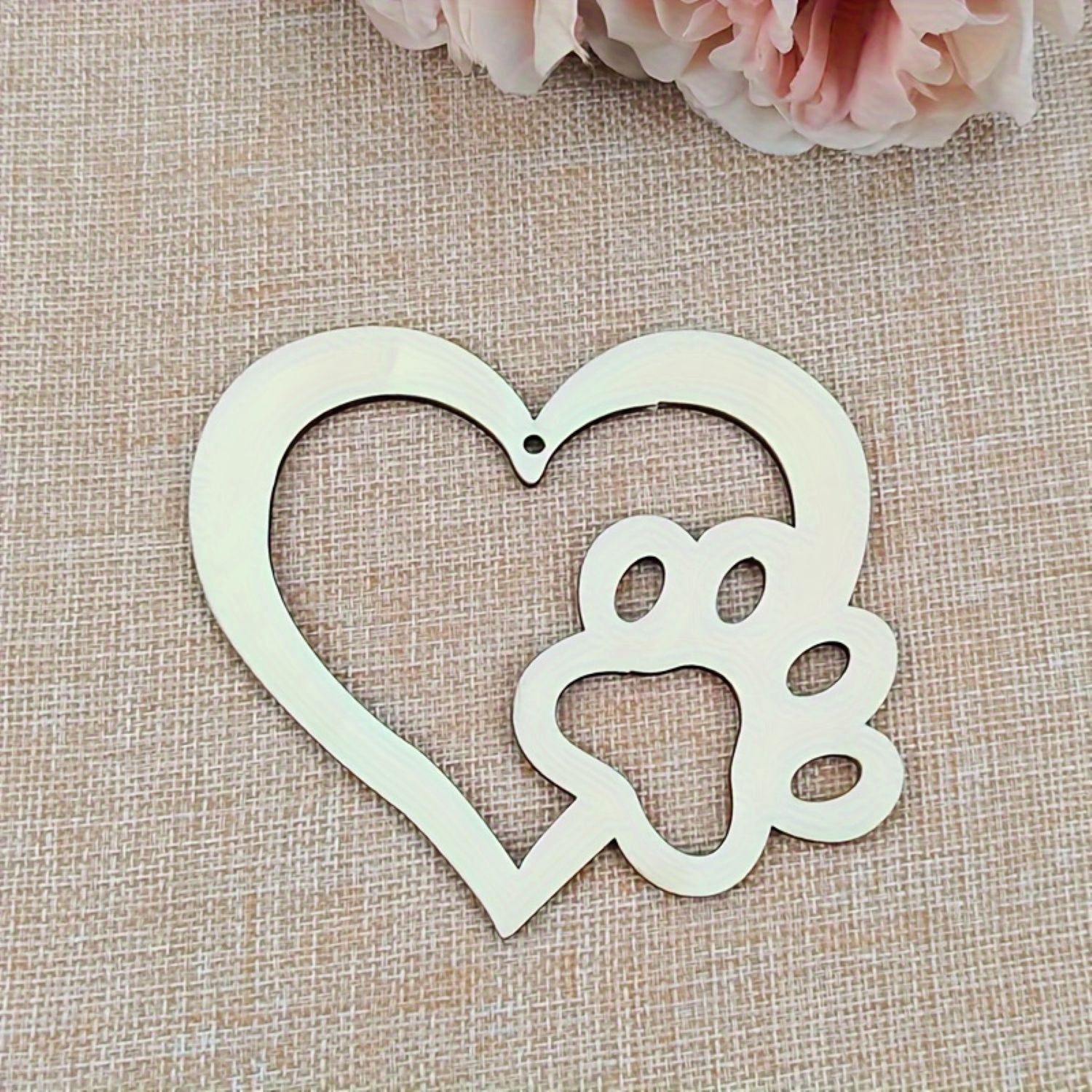 rustic wood ornaments for wedding and party decorations