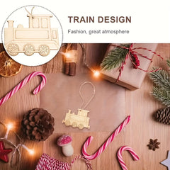 wooden toy train shaped craft supplies