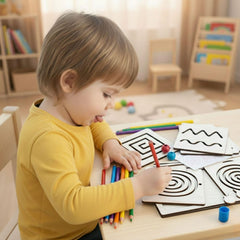 toddler pencil control learning board set