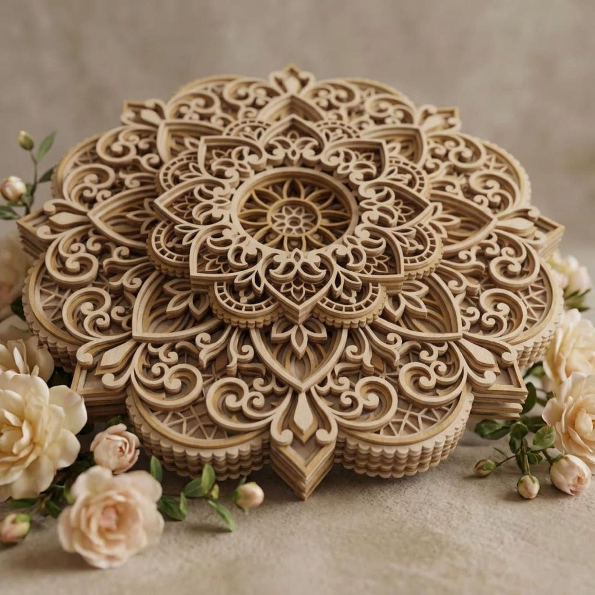 modern ethnic mandala wall decoration