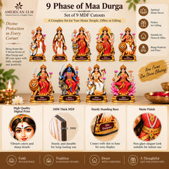 Navdurga tabletop decor for Dussehra