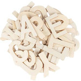 Wood Alphabet Letters for Crafts