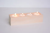 Wood Candle Holder