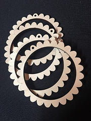 Whittlewud Pack of 12 Circle and Square Small Loom, Weaving Loom Shape Loom, Weaving Frame Loom, Weaving Tools