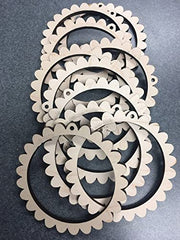 Whittlewud Pack of 12 Circle and Square Small Loom, Weaving Loom Shape Loom, Weaving Frame Loom, Weaving Tools