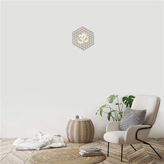 Whittlewud Union Sun (13.5 x 13.5) Moon Wall Decor, Home Decor, Sacred Geometry Wall Art Yoga Decor, OM Symbol Wall Decor, Meditation Decor, Spiritual Decor