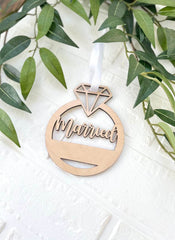 Wooden Merried Wedding Ring