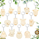 Animal Wooden Keychain Blanks