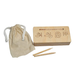 Whittlewud Set of 1 Tamil Educational Board for Kids, Tamil Letters Handwriting Improvement kit for Kids with Tracing Board