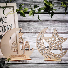 ramadan wooden ornament
