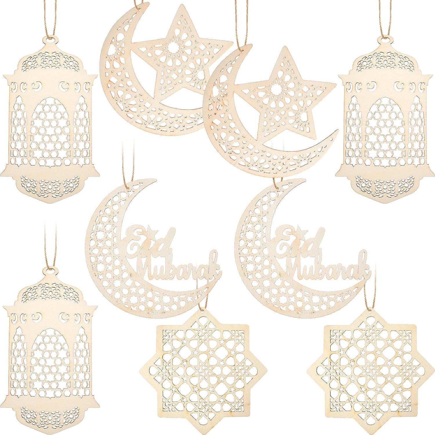 colorful ramadan window clings