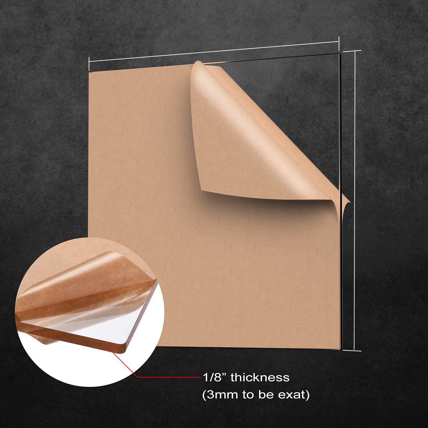 Make a variety of art and craft projects with plastic sheets and panels