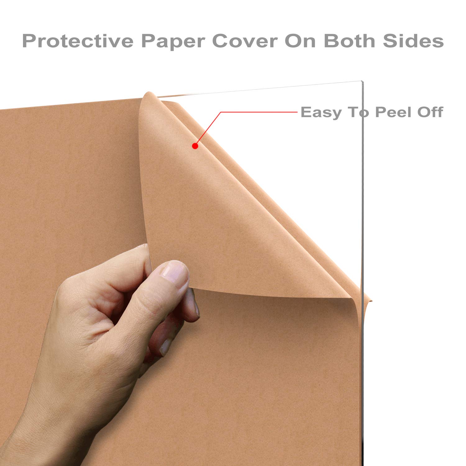 acrylic sheets and a few other simple crafting supplies