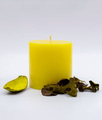 American-Elm Combo Pack of 3 Scented Rose Lemon & Sandal wood Aroma Candles ( 2.5x2.5 Inch)