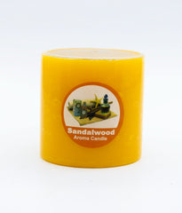 American-Elm Combo Pack of 3 Scented Rose Sandal wood & Levender Aroma Candles ( 2.5x2.5 Inch)