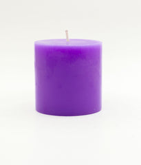 American-Elm Pack of 2 Scented Lavender Aroma Pillar Candle, Home decoration, Party, Diwali (2.5x2.5 Inch)