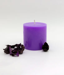 American-Elm Pack of 2 Scented Lavender Aroma Pillar Candle, Home decoration, Party, Diwali (2.5x2.5 Inch)