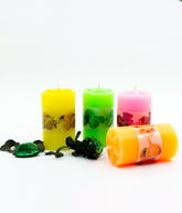 American-Elm Pack of 4 Fargrance Aroma Candles for Decoration (1.5x2.75 Inch Each)