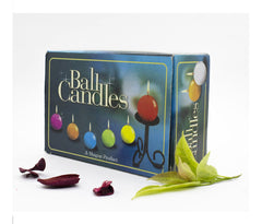 American-Elm Pack of 6 Unscented 2 x 2 Inch Designer Ball Candle with Long Burn Time