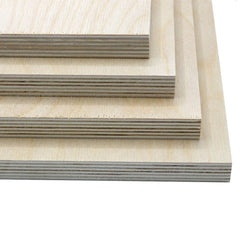 American-Elm 12mm x (12 x 12 Inch) Premium Baltic Birch Plywood- Pack of 6 Flat Birch Ply Sheets for Arts and Crafts, School Projects
