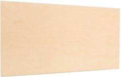 American-Elm 6mm x (12 x 12 Inch) Premium Baltic Birch Plywood- Pack of 6 Flat Birch Ply Sheets for Arts and Crafts, School Projects