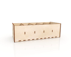 AmericanElm Handmade Open Wooden Rectangular Shape Box for Money/Pandrive/key/Coin