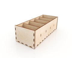 AmericanElm Handmade Open Wooden Rectangular Shape Box for Money/Pandrive/key/Coin