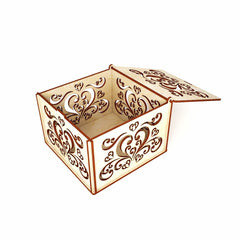 wooden box for home decor